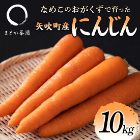 【ふるさと納税】 なめこのおがくずで育った 矢吹町産にんじん（ベータキャロット） 10kg F6U-411