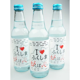 【ふるさと納税】アイラブふくしまがんばっぺサイダー10本セット◆
