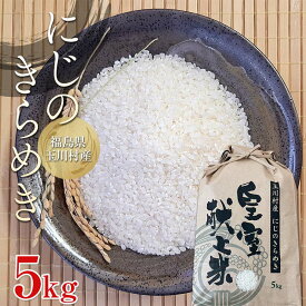 【ふるさと納税】令和7年度産 新米 にじのきらめき 5kg 福島県玉川村産 こめ コメ オリジナルブランド米 FT18-276