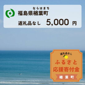 【ふるさと納税】【返礼品なしの寄附】福島県楢葉町 1口：5,000円 ［福島県 福島 楢葉町 寄附 おうえん 応援 しえん 支援 応援寄付金 寄付のみ 返礼品なし 返礼品なしの寄付 5,000円］