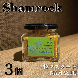 【ふるさと納税】Shamrock粒マスタード（NAMASTEナマステ）3個（FE-6）