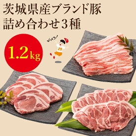 【ふるさと納税】茨城県産ブランド豚肉詰め合わせ1.2kg（EC-2）