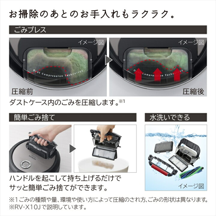 楽天市場】【ふるさと納税】L-28 【ロボット掃除機】 RV-X10J(H 