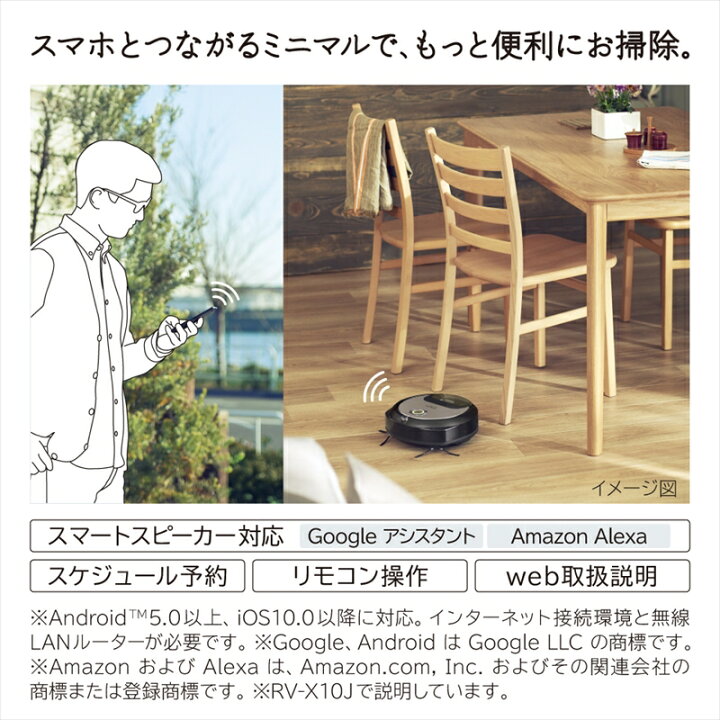 楽天市場】【ふるさと納税】L-28 【ロボット掃除機】 RV-X10J(H 