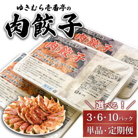 【ふるさと納税】＼選べる内容量・定期回数／ ゆきむら壱番亭の肉餃子 ※離島への配送不可