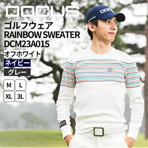 yӂ邳Ɣ[ŁzStEFA RAINBOW SWEATER DCM23A015bSt golf Stpi X|[c X|[cpi Ap DOCUS hD[JX Mtg  ii 錧 É͎s_FZ03