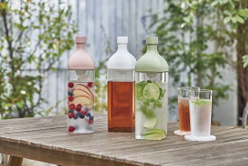 【ふるさと納税】BD63_HARIO カークボトル　KAB-120-SG　スモーキーグリーン　ハリオ 水だし茶 生活雑貨 おしゃれ