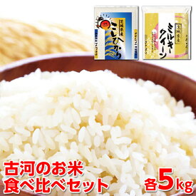 【ふるさと納税】令和5年産 古河のお米食べ比べセット（コシヒカリ・ミルキークイーン）計10kg_DP04