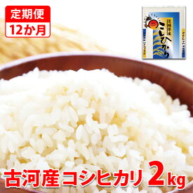 【ふるさと納税】【定期便 12か月】令和5年産 古河市産コシヒカリ 2kg 米 こめ コメ こしひかり 単一米 国産_DP30※着日指定不可