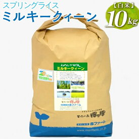 【ふるさと納税】スプリングライス ミルキークィーン (白米)10kg ｜ 米 こめ コメ 10キロ 精米 白米 ミルキークイーン みるきーくいーん 古河市産 茨城県産 取り寄せ お取り寄せ ギフト 贈答 贈り物 プレゼント お中元 お歳暮 ギフト プレゼント_BI23