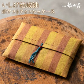 【ふるさと納税】ティッシュケース 藤貫株式会社《30日以内に出荷予定(土日祝除く)》 茨城県 結城市 いしげ結城紬 小物 ハンドメイド 送料無料