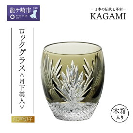 【ふるさと納税】江戸切子 ロックグラス 月下美人T727-2763-BLK | 江戸切子 クリスタルガラス ロックグラス ロック ウイスキー 焼酎 グラス 上品 お祝い プレゼント 記念日 日本土産 伝統 日本製 プレゼント 贈り物 卒業祝い 就職祝い 記念品 贈答品 父の日 母の日 龍ケ崎市