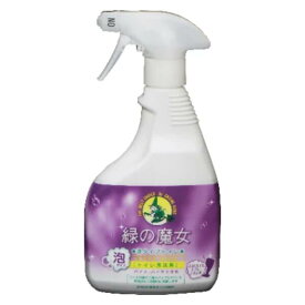 【ふるさと納税】環境配慮型洗剤 緑の魔女 泡タイプ トイレ 450ml×20本セット | 茨城県 龍ケ崎市 洗剤 パイプクリーナー 詰まり 臭い ニオイ 排水溝 環境配慮 詰替え 中性 汚れ 黄ばみ 黒ずみ 強力分解 安心 お中元 お歳暮 トイレ掃除 便器 ピカピカ