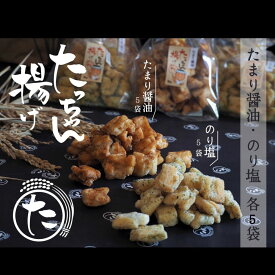 【ふるさと納税】たっちゃん揚げ 味くらべセット 大容量(10袋)たまり醤油 のり塩 たまり醤油140g×5袋 のり塩140g×5袋 もち米100％使用 揚げ餅 お中元 お歳暮 内祝い 快気祝い
