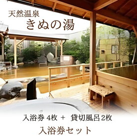 【ふるさと納税】常総市　ふるさと御入浴券セット（入浴・貸切風呂）