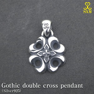 yӂ邳Ɣ[ŁzGothic double cross pendant