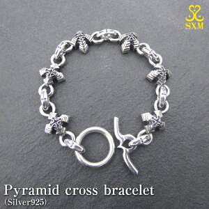 yӂ邳Ɣ[ŁzPyramid cross bracelet NNn  Ε j Cj