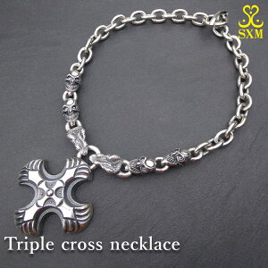 yӂ邳Ɣ[ŁzTriple cross necklace