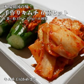【ふるさと納税】キムチ 6種セット 本場韓国の味！手作りキムチ 6種セット