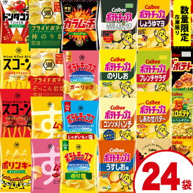 【ふるさと納税】【選べる配送方法】カルビー 湖池屋 人気 詰め合わせ お楽しみ スナック菓子 セット 単品24袋 定期便 3 ・ 6か月 ポテトチップス ポテチ お菓子 おかし 大量 Calbee ポテト じゃがいも 頒布会 数量限定
