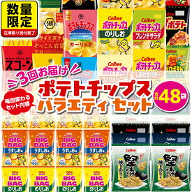 【ふるさと納税】 【 スナック菓子 3ヶ月 定期便 】 カルビー 湖池屋 人気 48袋 詰め合わせ バラエティ セット スナック ポテトチップス ポテチ ポテトチップ 菓子 お菓子 おかし おやつ おつまみ 大量 BIGBAG 堅あげポテト のりしお うすしお ブラックペッパー 頒布会