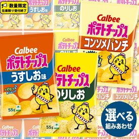 【ふるさと納税】選べる組み合わせ！カルビー ポテトチップス レギュラー サイズ 2種類 詰め合わせ 16袋 ポテチ お菓子 おかし 大量 スナック おつまみ ジャガイモ じゃがいも まとめ買い
