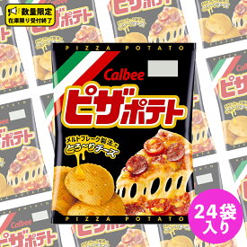 【ふるさと納税】カルビー ピザポテト 60g 2ケース （ 24袋 ）セット ポテチ お菓子 おかし スナック ポテトチップス ポテト じゃがいも 数量限定 まとめ買い