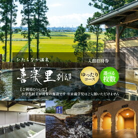 【ふるさと納税】【入館招待券 ゆったりコース（岩盤浴付き）】選べる枚数2～10枚 | ひたちなか温泉喜楽里別邸 ひたちなか 温泉日帰り 温泉サウナ 茨城 日帰り温泉 天然温泉 露天風呂 岩盤浴 リラクゼーション 茨城 ドライブ 温泉 レンタルタオル 手ぶら 茨城 ひたちなか市