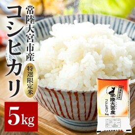 【ふるさと納税】米 お米 白米 常陸大宮産 コシヒカリ 5kg 特選限定米 白米 精米 おこめ ご飯 国産米 お米ギフト ブランド米 贈答用 人気のお米 美味しいお米 【一般財団法人常陸大宮市観光物産協会】 【ho1396】