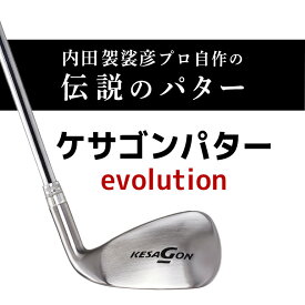 【ふるさと納税】ケサゴンパター ゴルフクラブ ケサゴン パター evolution エボリューション ゴルフ ゴルフ用品 練習用 初心者向け 中級者向け 上級者向け アイアン形状 L字型 復刻版 スコアアップ ギフト 贈答用