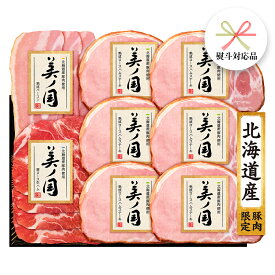 【ふるさと納税】 【 熨斗 対応品 】 日本ハム 美ノ国 ギフトセットB 肉 にく 贈答 ギフト 詰め合わせ ハム 生ハム ロース ステーキ ベーコン お中元 お歳暮 中元 歳暮