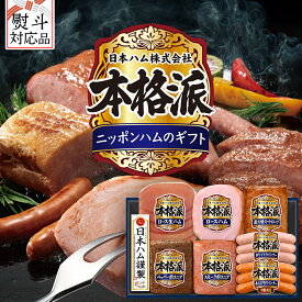 【ふるさと納税】【12/21入金確認分まで年内配送】【 熨斗 対応品 】 日本ハム 筑西工場 本格派 ギフトセットC 肉 にく 贈答 ギフト 詰め合わせ ハム ソーセージ ウィンナー 生ハム 焼豚 お中元 お歳暮