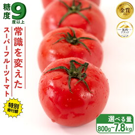 【ふるさと納税】【 早期申込み限定 特別寄附額 】 スーパーフルーツトマト 糖度9度 以上 ( 選べる 内容量 ＆ お届け回数 ) 2026年産 先行予約トマト とまと フルーツトマト フルーツ 野菜 やさい 定期便 定期 大箱 中箱 小箱 1箱 2箱 高糖度