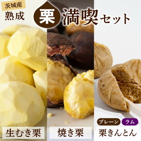 【ふるさと納税】【 吉原農場 の 完熟栗 】熟成 栗 満喫 セット ( 栗の深雫 プレーン3個 ＆ ラム3個入 ) 令和7年産 栗の深雫 完熟 生むき栗 焼き栗 栗きんとん プレーン ラム くり クリ 栗ごはん おかし お菓子 果物 フルーツ 数量限定 旬 秋 冬 正月 おせち [CX034ci]