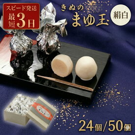 【ふるさと納税】 スピード発送 和菓子 きぬのまゆ玉 絹白 24個 50個 選べる チョコ チョコレート ホワイトチョコ 餡 あん 緑茶 紅茶 お茶 お茶請け お供 おやつ おかし お菓子 贈り物 湖月庵 絹 まゆ玉 ギフト スピード配送 茨城 関東 筑西