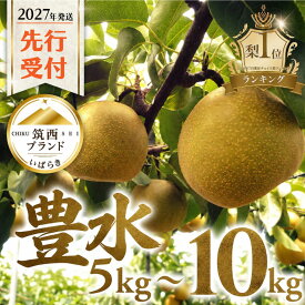 【ふるさと納税】 [2027年発送] 梨 豊水 3kg 5kg 10kg なし ナシ ブランド梨 和梨 ほうすい ほうすい梨 豊水梨 3キロ 5キロ 10キロ 果物 くだもの フルーツ デザート 大人気 甘い 果汁 水分 たっぷり 夏 酸味 果肉 秋 味覚 旬 2027年産 みずみずしい