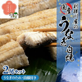 【ふるさと納税】利根川屋の国産うなぎ白焼　2尾セット【配送不可地域：離島・沖縄県】【1018896】