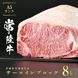 【ふるさと納税】《 選べる 重量 》 常陸牛 A5 等級 サーロイン ブロック 冷蔵 チルド配送 ( 茨城県共通返礼品 ) ステーキ 黒毛和牛 国産黒毛和牛 和牛 国産 牛肉 牛 お肉 肉 ひたち牛