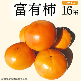 【ふるさと納税】 富有柿 L 16玉 (桜川市・石岡市共通返礼品) 果物 くだもの フルーツ 柿 かき 2026年11月中旬以降発送