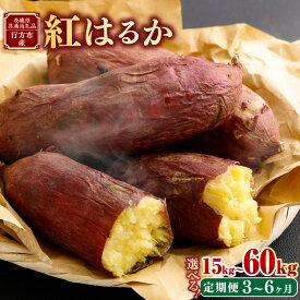 【ふるさと納税】 【選べる定期便】“熟成” 茨城県産 さつまいも【紅はるか】約5kg または 約10kg (茨城県共通返礼品・行方市産）サツマイモ さつま芋 芋 いも 野菜 選べる 定期便 3～6回 茨城県 神栖市 送料無料