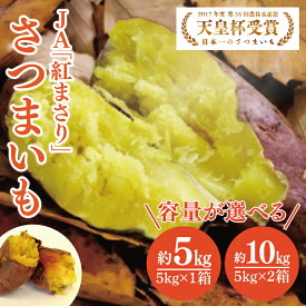 【ふるさと納税】【2026年2月より順次発送】【選べる内容量】【行方かんしょ】『天皇杯受賞』JA「紅まさり」さつまいも 約5kg or 約10kg｜さつまいも サツマイモ さつま芋 お芋 紅まさり 行方かんしょ 先行予約 茨城県 行方市(AE-98)