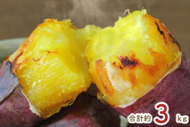 【ふるさと納税】熟成紅はるかの冷凍焼き芋約2.8kg＋おまかせ品種さつまいも 合計約3kg｜さつまいも サツマイモ さつま芋 焼き芋 やきいも 冷凍 冷凍焼き芋 紅はるか 茨城県 行方市(EY-4)