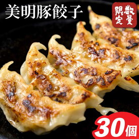 【ふるさと納税】【2026年1月中旬より順次発送】【選べる】美明豚「びめいとん」のジューシー餃子 2パック(30個入り×2袋)・ 1パック(30個入り)｜餃子 ぎょうざ ギョウザ 美明豚 びめいとん 数量限定 肉 肉加工品 豚肉 お肉 ジューシー 先行予約 茨城県 行方市(HJ-2)