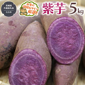 【ふるさと納税】紫芋 5kg 【令和6年12月から発送開始】（県内共通返礼品：行方市産） さつまいも 紫芋 芋 いも 野菜
