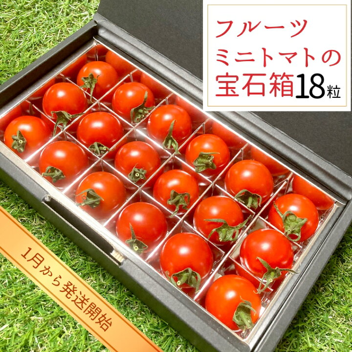 楽天市場】【ふるさと納税】フルーツミニトマト の 宝石箱 18粒 【2025 