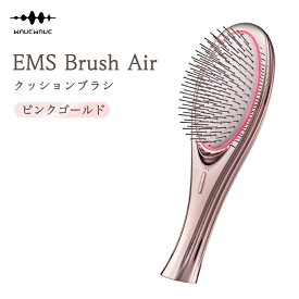 【ふるさと納税】＼選べるカラー／ WAVEWAVE EMS Brush Air クッションブラシ ブラック ホワイト ゴールド ピンクゴールド EMS ブラシ クッションブラシ マイナスイオン ケア 美容 ヘアケア ブラッシュエアー ブラシエアー ウェイブウェイブ