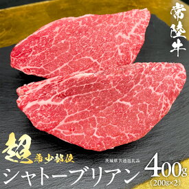 【ふるさと納税】 【 常陸牛 】 シャトーブリアン (選べる内容量 400g / 600g / 800g / 1kg ) (茨城県共通返礼品) ステーキ ヒレ 和牛 牛肉 高級 希少部位 極厚カット ひたち牛 シャトブリ A4 高級肉 ギフト ブランド牛 国産 お取り寄せ 黒毛和牛 お祝い コンペ