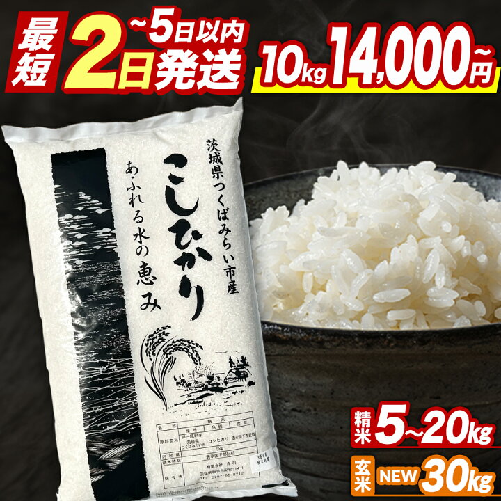 楽天市場】【ふるさと納税】☆最短2営業日で発送☆ コシヒカリ 精米 