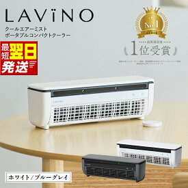 【ふるさと納税】すぐ届く! ＼ 選べるカラー 12時までのご寄附で最短翌日お届け!／ LAVINO クールエアーミスト ブルーグレイ ホワイト LAVINO ラビーノ 最強翌日配送 空調 空調家電 家電 インテリア エアコン クーラー 暑さ対策 冷却 扇風機
