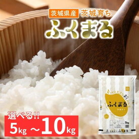 【ふるさと納税】【令和8年産】茨城県産 ふくまる 精米 選べる容量 5～10kg【石崎商店】